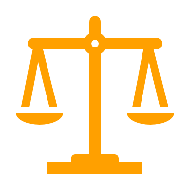 Scales representing Justice icon