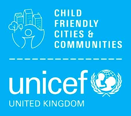 Unicef Child Friendly Cities and Communities logo